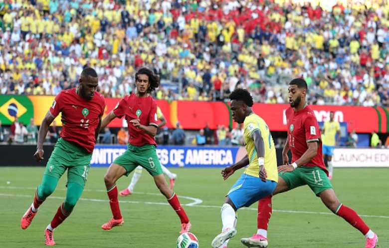 التعادل بنتيجة (1ـ1) يحسم لقاء القمة المثير بين منتخب المغرب مع نظيره البرازيلي 