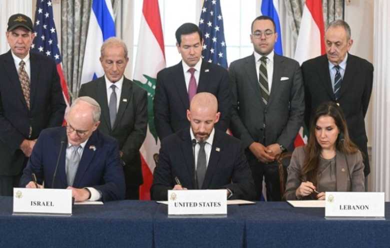 توقيع اتفاق إطاري بين لبنان وإسرائيل بعد أيام من مفاوضات واشنطن