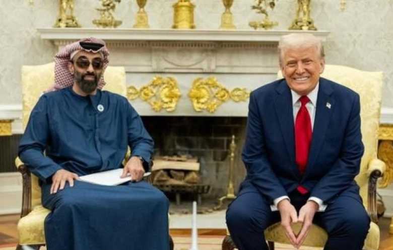 طحنون بن زايد يلتقي ترامب ويبحث الشراكة الاستراتيجية