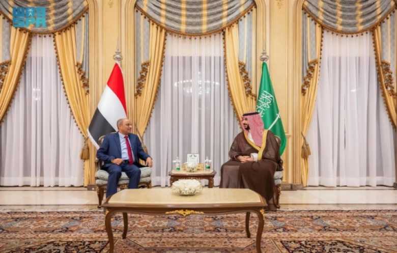 بن بريك يلتقى بن سلمان و يبحثان مستجدات أوضاع اليمن