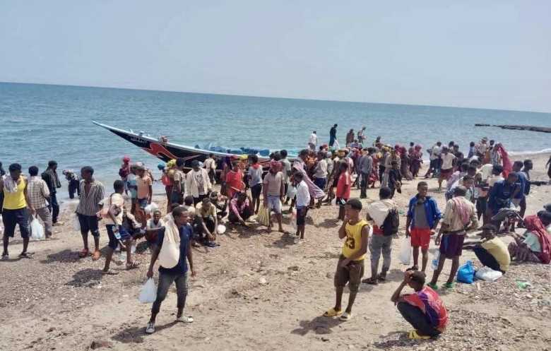 عجز يمني في شبوة عن مواجهة أفواج المهاجرين غير الشرعيين
