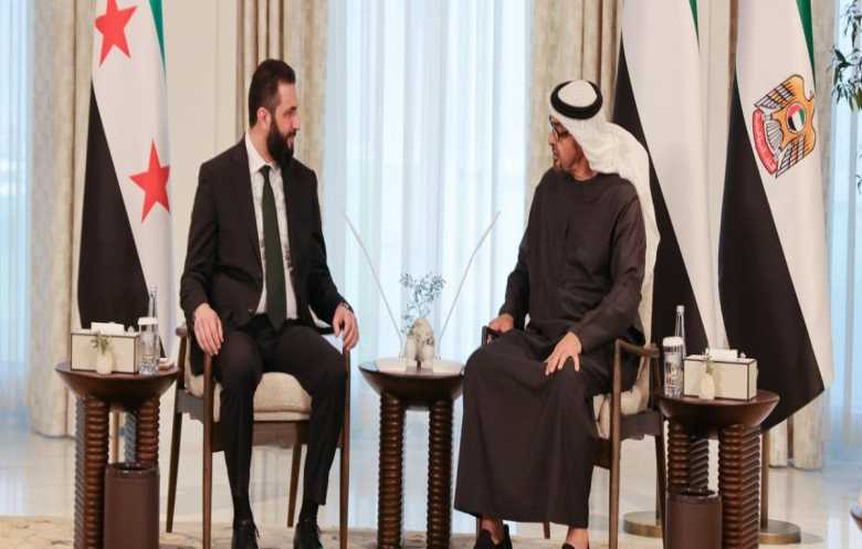 رئيسا الإمارات وسوريا يبحثان العلاقات الثنائية بين بلديهما