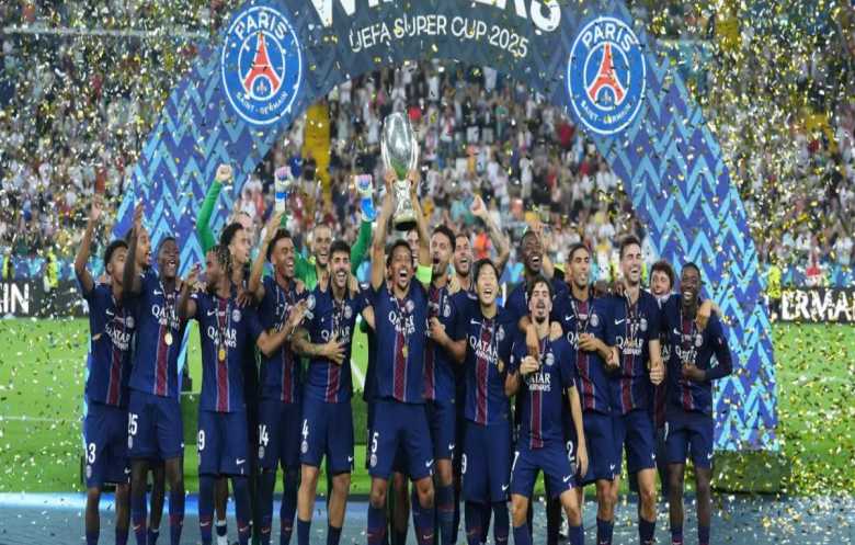 بركلات الترجيح.. سان جيرمان يخطف السوبر الأوروبي لأول مرة