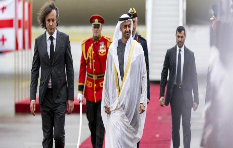 الرئيس الإماراتي يبحث في جورجيا تعزيز الشراكة الاقتصادية