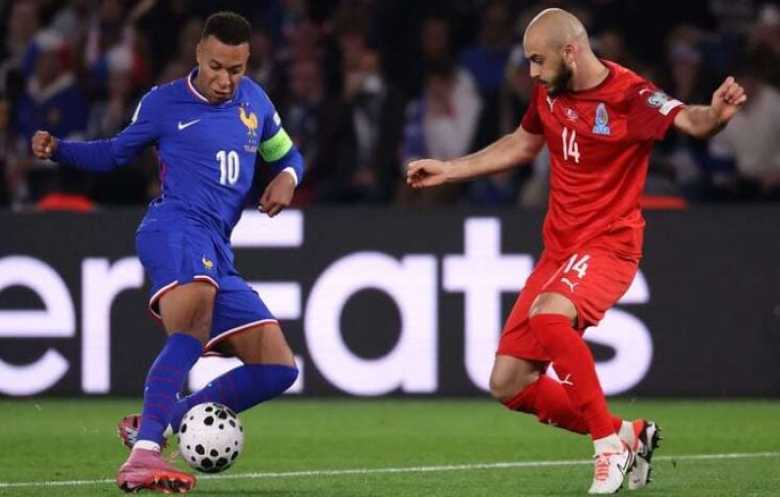 مبابي يقود فرنسا للفوز على أذربيجان في تصفيات كأس العالم