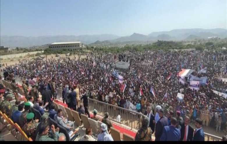 في ذكرى أكتوبر.... فعالية بالضالع تتحول لتظاهرة غاضبة ضد "الزبيدي"