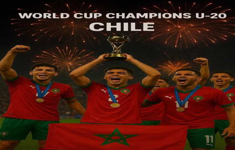 المغرب يُطيح بالأرجنتين… ويتوج بلقب كأس العالم للشباب