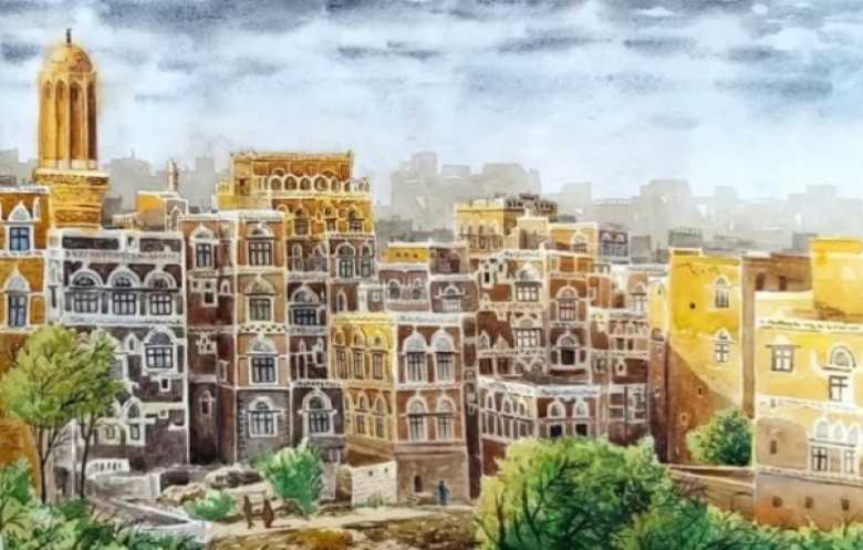 لوحات بألوان صنعاء تروي حكايات التراث والثقافة باليمن