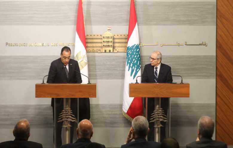 رئيس الوزراء المصري: استقرار لبنان جزء لا يتجزأ من أمن المنطقة