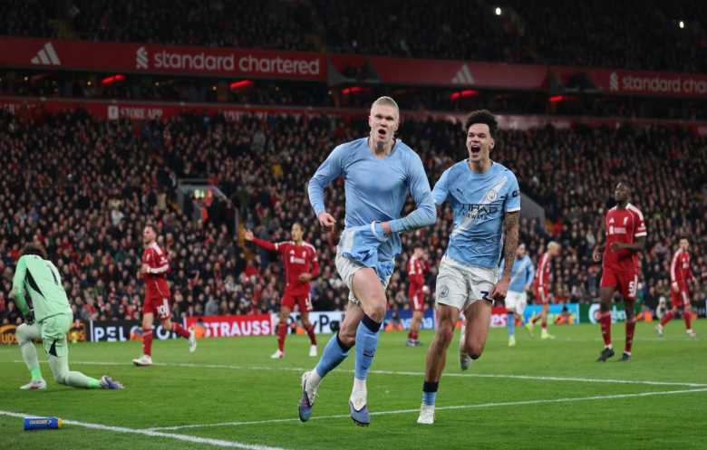 السيتي يعود بانتصار مهم من أرض ليفربول ويستمر بملاحقة أرسنال