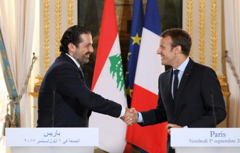 ماكرون يدعو الحريري وأسرته للمجيء الى فرنسا