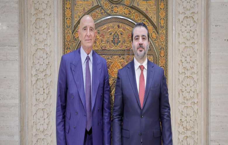 الشيباني وباراك يبحثان إعادة فتح السفارة الأمريكية في دمشق