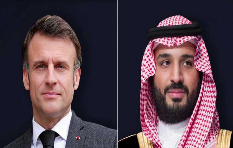 ولي العهد السعودي والرئيس الفرنسي يستعرضان تداعيات أوضاع المنطقة