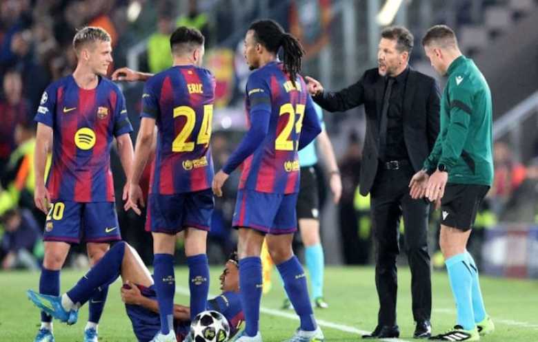 “يويفا” يرفض احتجاج برشلونة ضد حكم مباراة أتلتيكو مدريد 