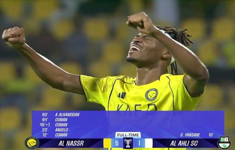 ثلاثية كومان تقود النصر لاكتساح الأهلي القطري والعبور لنهائي أبطال آسيا 2