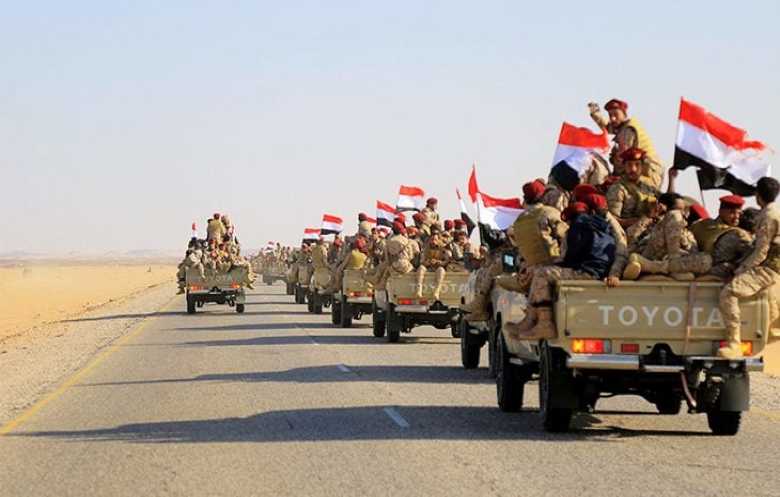 إعادة انتشار الجيش اليمني في الخط الدولي بين مأرب ـ حضرموت