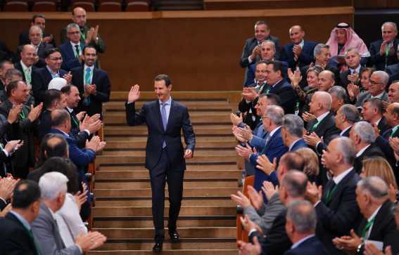 الرئيس الأسد يشارك في الاجتماع الموسع للجنة المركزية لحزب البعث