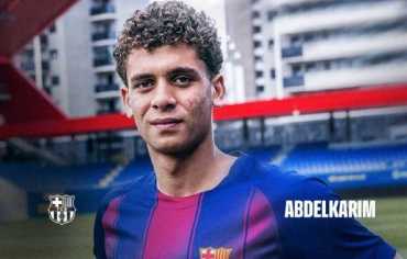 «هاتريك» المصري عبد الكريم يقود برشلونة للتتويج بالدوري الإسباني للشباب
