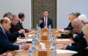  الرئيس الأسد يلتقي أعضاء القيادة المركزية لحزب البعث 