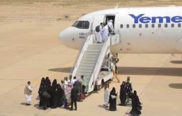 تدشين أولى الرحلات الجوية المدنية من مطار الغيضة الدولي