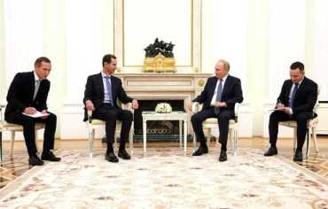 الرئيس الأسد يجري زيارة عمل إلى روسيا ويلتقي الرئيس بوتين