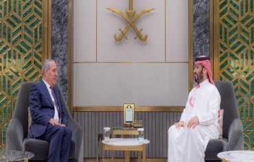 ولي العهد السعودي يبحث مع الشيخ الوضع في فلسطين