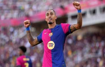 توهُّج رافينيا مفتاح برشلونة نحو تتويجه الوشيك بلقب «لاليغا»