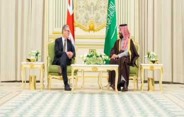بن سلمان وستارمر يبحثان أزمة غزة ودعم نجاح حل الدولتين