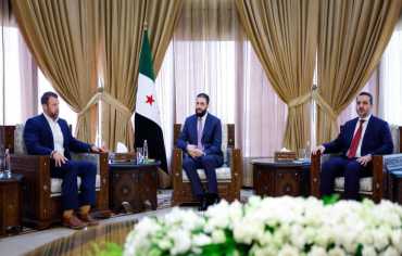 الشرع يستقبل وفداً من الكونغرس ومجلس النواب الأميركيين في دمشق