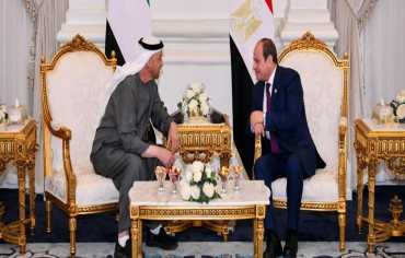 الشيخ محمد بن زايد يصل العلمين ويلتقي الرئيس السيسي