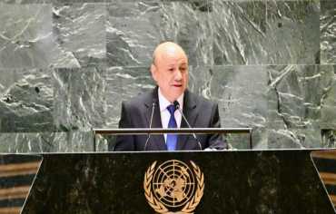 العليمي يدعو من منبر الأمم المتحدة لتحالف دولي ضد الحوثيين