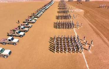 حلف قبائل حضرموت ينظم عرضا عسكريا لقوات فصيله المسلح