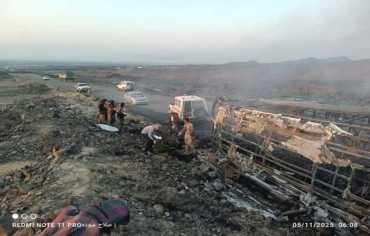 مأساة حافلة اليمن... اشتاقوا للوطن فماتوا على أعتابه