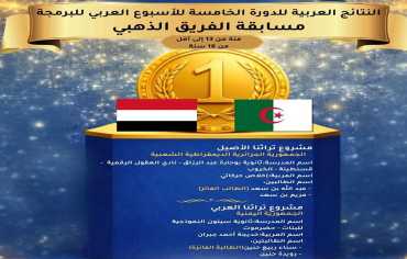 اليمن تتوج عربيا بالمركز الأول في مسابقة «الفريق الذهبي»