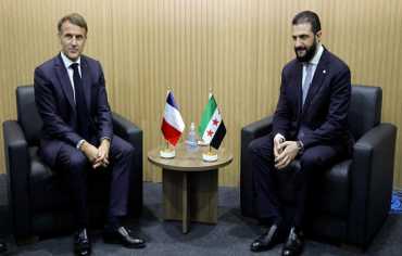 الشرع لماكرون: التعزيزات على الحدود مع لبنان لمنع تهريب السلاح